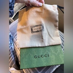 Gucci box and dust bag